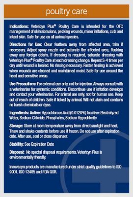 Show full view: Vetericyn Plus Antimicrobial Poultry Care Spray, 8-fl oz bottle slide 3 of 4
