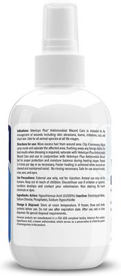 Show full view: Vetericyn Plus Antimicrobial Wound Care Spray for Dogs, Cats, Horses, Birds & Small Pets, 3-fl oz bottle slide 6 of 9