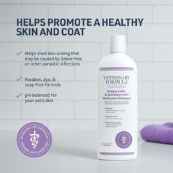 Veterinary Formula Clinical Care Antiparasitic & Antiseborrheic Medicated Shampoo, 16-fl oz bottle slide 2 of 7