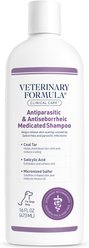 Veterinary Formula Clinical Care Antiparasitic & Antiseborrheic Medicated Shampoo, 16-fl oz bottle