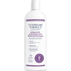 Veterinary Formula Clinical Care Antiparasitic & Antiseborrheic Medicated Shampoo, 16-fl oz bottle