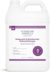 Veterinary Formula Clinical Care Antiparasitic & Antiseborrheic Medicated Shampoo, 1-gal bottle