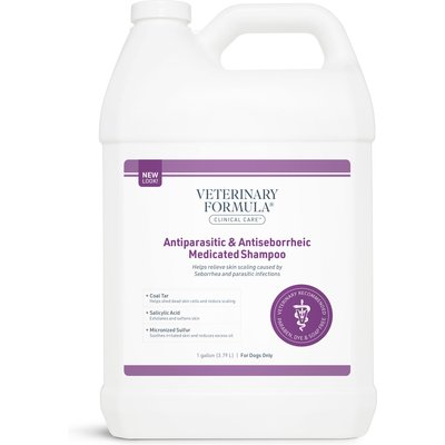 Veterinary Formula Clinical Care Veterinary Formula Antiparasitic & Antiseborrheic Shampoo, 1-gal