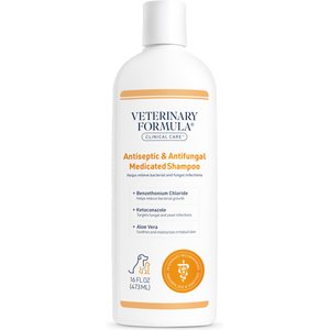Veterinary Formula Clinical Care Antiseptic & Antifungal Medicated Shampoo, 16-oz bottle