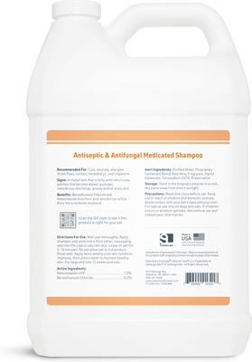 Show full view: Veterinary Formula Clinical Care Antiseptic & Antifungal Medicated Shampoo, 1-gal bottle slide 7 of 10