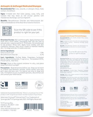 Show full view: Veterinary Formula Clinical Care Antiseptic & Antifungal Spray & Veterinary Formula Clinical Care Antiseptic & Antifungal Shampoo, 16-oz bottle slide 3 of 9