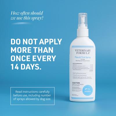Show full view: Veterinary Formula Clinical Care Flea & Tick Medicated Spray, 8-fl oz bottle slide 5 of 9