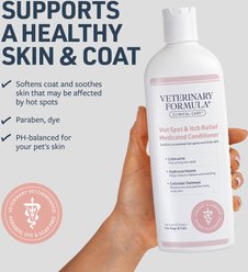 Veterinary Formula Clinical Care Hot Spot & Itch Relief Medicated Conditioner, 16-fl oz bottle slide 2 of 8