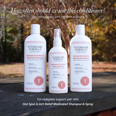 Show full view: Veterinary Formula Clinical Care Hot Spot & Itch Relief Medicated Conditioner, 16-fl oz bottle slide 8 of 12