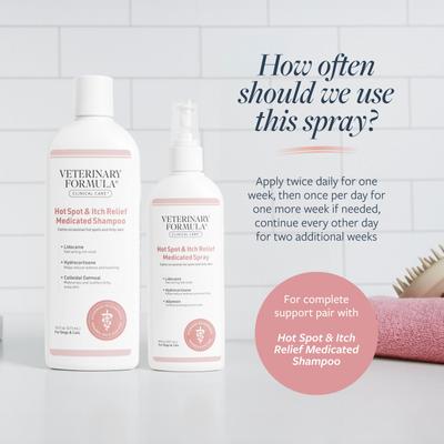 Show full view: Veterinary Formula Clinical Care Hot Spot & Itch Relief Medicated Spray, 8-fl oz spray slide 5 of 11