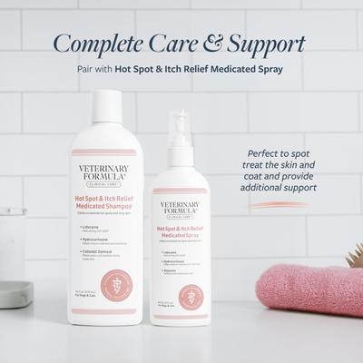 Show full view: Veterinary Formula Clinical Care Hot Spot & Itch Relief Medicated Spray, 8-fl oz spray slide 7 of 10