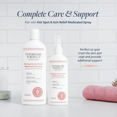 Show full view: Veterinary Formula Clinical Care Hot Spot & Itch Relief Medicated Spray, 8-fl oz spray slide 7 of 11