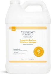 Veterinary Formula Clinical Care Oatmeal & Tea Tree Oil Infuser Shampoo, 1-gal bottle