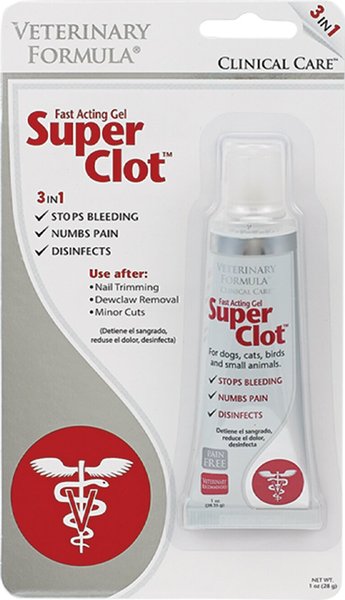 Veterinary Formula Clinical Care Super Clot Fast Acting Gel for Dogs & Cats