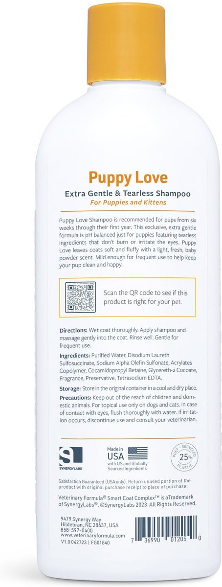 Veterinary Formula Smart Coat Complex Puppy Love Shampoo