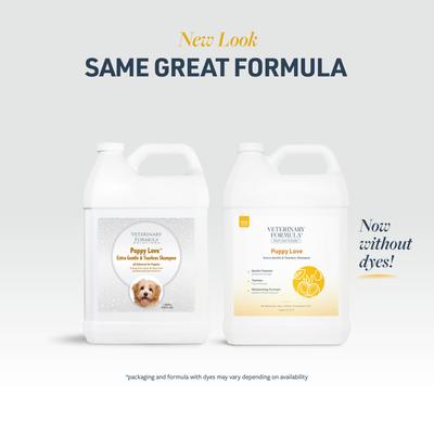 Show full view: Veterinary Formula Smart Coat Complex Puppy Love Shampoo, 1-gal bottle slide 2 of 11