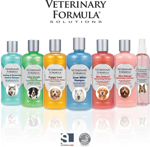 Show full view: Veterinary Formula Smart Coat Complex Snow White Whitening Shampoo for Dogs & Cats, 17-fl oz bottle slide 6 of 8