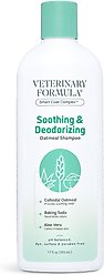 Veterinary Formula Smart Coat Complex Soothing & Deodorizing Oatmeal Shampoo for Dogs & Cats, 17-fl oz bottle