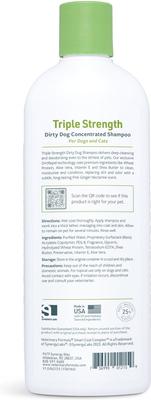 Show full view: Veterinary Formula Smart Coat Complex Triple Strength Dirty Dog Concentrated Shampoo, 17-fl oz bottle slide 2 of 8