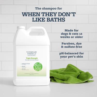 Show full view: Veterinary Formula Smart Coat Complex Triple Strength Dirty Dog Concentrated Shampoo, 1-gal bottle slide 3 of 11
