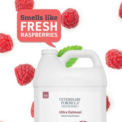 Show full view: Veterinary Formula Smart Coat Complex Ultra Oatmeal Moisturizing Shampoo for Dogs, 1-gal bottle slide 5 of 8