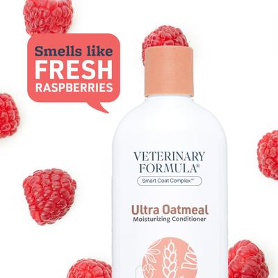 Show full view: Veterinary Formula Smart Coat Complex Ultra Oatmeal Moisturizing Conditioner for Dogs, 17-fl oz bottle slide 5 of 8