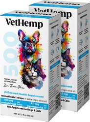 VetHemp Calming Hemp Tincture for Dogs & Cats, 1000mg bundle