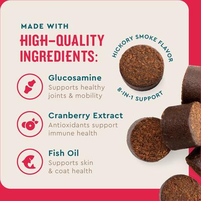 Show full view: VetIQ 8-N-One Soft Chew Multifunctional for Dogs, 60 count slide 6 of 13