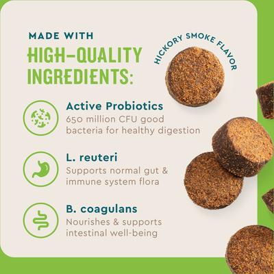 Show full view: VetIQ Probiotic Soft Chew Supplement for Dogs, 60 count slide 6 of 13