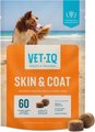 VetIQ Skin & Coat Soft Chew Supplement for Dogs, 60 Count