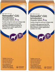 Vetmedin-CA1 (pimobendan) Chewable Tablets for Dogs, 5-mg, 100 chewable tablets