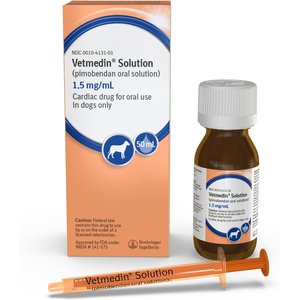 Vetmedin (pimobendan) Solution for Dogs, 1.5 mg/mL, 50 mL