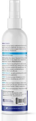 Show full view: Vetnique Labs Dermabliss Medicated Hot Spot Antiseptic Chlorhexidine Dog & Cat Skin Spray, 8-oz bottle slide 3 of 10
