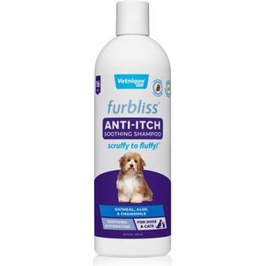 Vetnique Labs Furbliss Anti-Itch Soothing Oatmeal Shampoo for Dogs & Cats, 16-fl oz bottle