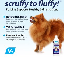 Vetnique Labs Furbliss Anti-Itch Soothing Oatmeal Shampoo for Dogs & Cats, 16-fl oz bottle slide 2 of 6