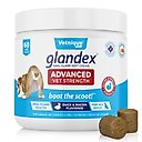 Vetnique Labs Glandex Boot the Scoot Advanced Vet Strength Anal Gland Support Digestion Fiber, Probiotic & Pumpkin Supplement for Dogs, 60 count