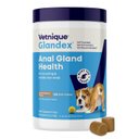 Vetnique Labs Glandex Dog Anal Gland Support Soft Chews with Pumpkin, Digestive Enzymes, Probiotics & Fiber Supplement Boot The Scoot Peanut Butter Flavored, 120 count