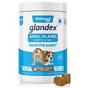 Vetnique Labs Glandex for Dogs Anal Gland Support Probiotics & Digestion Peanut Butter Flavored Pumpkin Fiber Soft Chew Boot the Scoot Supplement for Dogs, 120 count