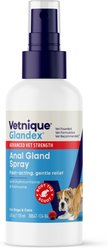 Vetnique Labs Glandex Medicated Anal Gland Fast Acting in Pain Relieving Anti-Itch Dog & Cat Spray, 4-fl oz bottle