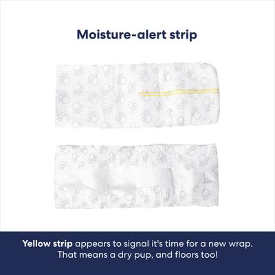 Show full view: Vetnique Labs Glandex Wipes Hygienic Rear End Wipes, 75 count + Frisco Disposable Male Dog Wraps, Small, 30 count slide 9 of 9