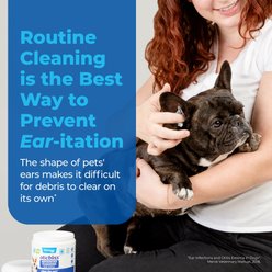 Vetnique Labs Oticbliss Advanced Cleaning, Soothing Aloe & Odor Control, Dirt & Wax Removal Dog & Cat Ear Wipes, 100 count slide 2 of 8