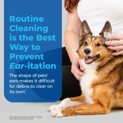 Show full view: Vetnique Labs Oticbliss Advanced Cleaning, Soothing Aloe & Odor Control, Dirt & Wax Removal Dog & Cat Ear Wipes, 60 count slide 4 of 12