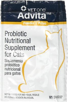 Show full view: VetOne Advita Probiotic Nutritional Cat Supplement, 30 count slide 3 of 6