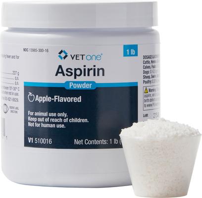 Show full view: VetOne Aspirin Medication for Pain for Dogs & Horses, 1 pound slide 4 of 6