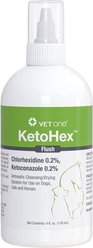 VetOne KetoHex Flush for Dogs, Cats, & Horses, 4-fl oz bottle