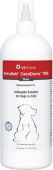 VetOne VetraSeb CeraDerm TRIS Flush Dog & Cat Cleaning Solution, 16-fl oz bottle