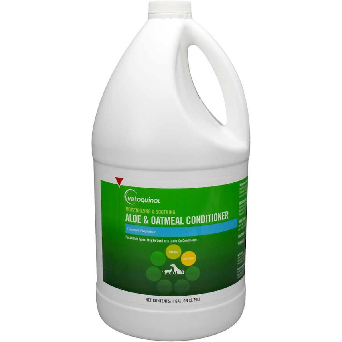 Vetoquinol Aloe & Oatmeal Conditioner for Dogs & Cats, 1-gal bottle