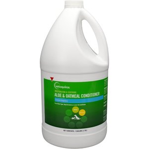 Vetoquinol Aloe & Oatmeal Conditioner for Dogs & Cats, 1-gal bottle