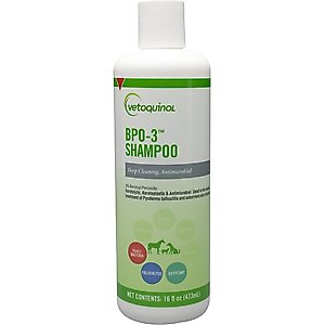 Vetoquinol BPO-3 Shampoo for Dogs & Cats, 16-fl oz bottle