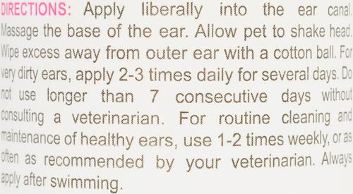 Show full view: Vetoquinol Ear Cleaning Solution for Dogs & Cats, 16-fl oz bottle slide 6 of 15